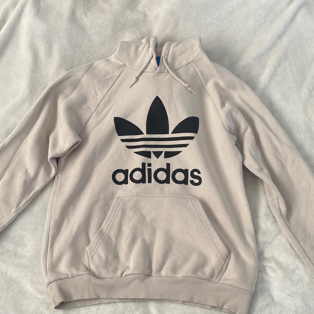 Adidas Beige Hoodie